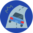 Bildsymbol Strassenlage